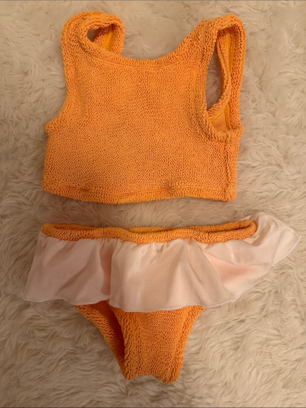 Worn once! Hunza G girls bikini